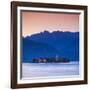 The Idyllic Isola Dei Pescatori (Fisherman's Islands) Illuminated at Dusk, Borromean Islands-Doug Pearson-Framed Photographic Print