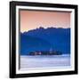 The Idyllic Isola Dei Pescatori (Fisherman's Islands) Illuminated at Dusk, Borromean Islands-Doug Pearson-Framed Photographic Print