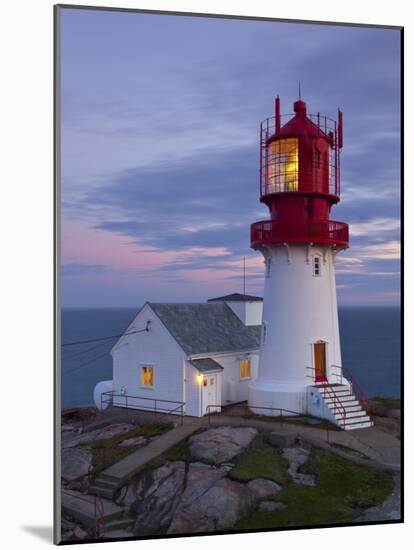 The Idyllic Lindesnes Fyr Lighthouse, Lindesnes, Norway-Doug Pearson-Mounted Photographic Print