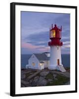 The Idyllic Lindesnes Fyr Lighthouse, Lindesnes, Norway-Doug Pearson-Framed Photographic Print