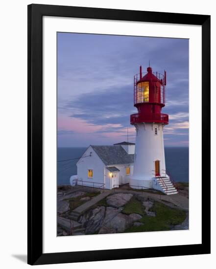 The Idyllic Lindesnes Fyr Lighthouse, Lindesnes, Norway-Doug Pearson-Framed Photographic Print