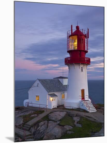 The Idyllic Lindesnes Fyr Lighthouse, Lindesnes, Norway-Doug Pearson-Mounted Photographic Print