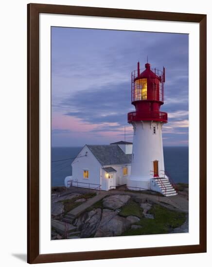 The Idyllic Lindesnes Fyr Lighthouse, Lindesnes, Norway-Doug Pearson-Framed Photographic Print