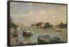 The Ile De La Cite, Paris-Luigi Loir-Framed Stretched Canvas