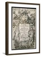 The Iliad Title Page-null-Framed Art Print