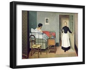 The Ill Child-Félix Vallotton-Framed Giclee Print