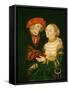 The Ill-Matched Couple-Lucas Cranach the Elder-Framed Stretched Canvas