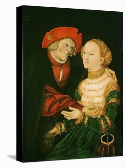 The Ill-Matched Couple-Lucas Cranach the Elder-Stretched Canvas