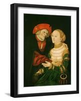 The Ill-Matched Couple-Lucas Cranach the Elder-Framed Giclee Print