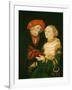 The Ill-Matched Couple-Lucas Cranach the Elder-Framed Giclee Print