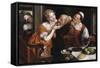 The Ill-matched Pair, 1566-Jan Massys or Metsys-Framed Stretched Canvas