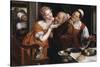 The Ill-matched Pair, 1566-Jan Massys or Metsys-Stretched Canvas