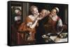 The Ill-matched Pair, 1566-Jan Massys or Metsys-Framed Stretched Canvas