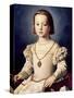 The Illegitimate Daughter of Cosimo I de Bia-Agnolo Bronzino-Stretched Canvas