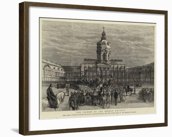 The Illness of the German Emperor-null-Framed Giclee Print