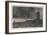 The Illumination of M Bartholdi's Statue of Liberty in New York Harbour-null-Framed Giclee Print