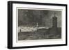 The Illumination of M Bartholdi's Statue of Liberty in New York Harbour-null-Framed Giclee Print