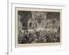 The Illuminations at Calcutta During the Visit of the Prince of Wales, the Crowd in the Streets-William John Hennessy-Framed Giclee Print