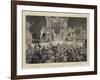 The Illuminations at Calcutta During the Visit of the Prince of Wales, the Crowd in the Streets-William John Hennessy-Framed Giclee Print