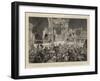 The Illuminations at Calcutta During the Visit of the Prince of Wales, the Crowd in the Streets-William John Hennessy-Framed Giclee Print