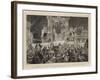 The Illuminations at Calcutta During the Visit of the Prince of Wales, the Crowd in the Streets-William John Hennessy-Framed Giclee Print