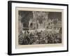 The Illuminations at Calcutta During the Visit of the Prince of Wales, the Crowd in the Streets-William John Hennessy-Framed Giclee Print