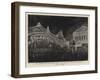 The Illuminations on Jubilee Night, the Bank and the Royal Exchange-Henry William Brewer-Framed Giclee Print