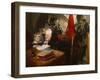 The illustrated book, 1892-Sven Jorgensen-Framed Giclee Print