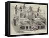 The Illustrated London News Steam Printing Machines-null-Framed Stretched Canvas