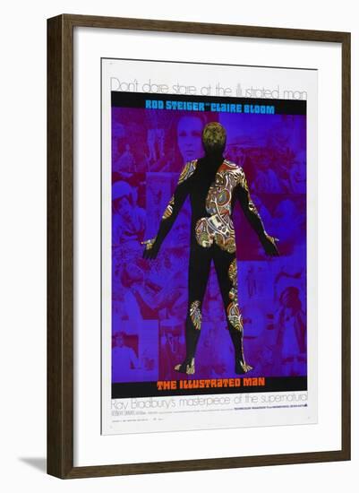 THE ILLUSTRATED MAN, US poster, 1969-null-Framed Art Print