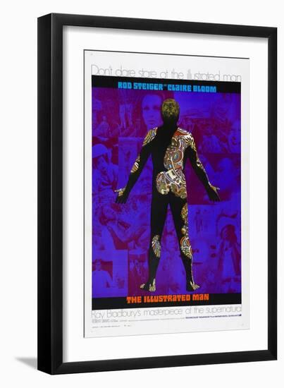 THE ILLUSTRATED MAN, US poster, 1969-null-Framed Art Print