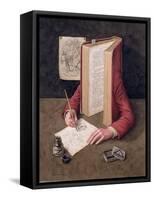 The Illustrator, 2005-Jonathan Wolstenholme-Framed Stretched Canvas