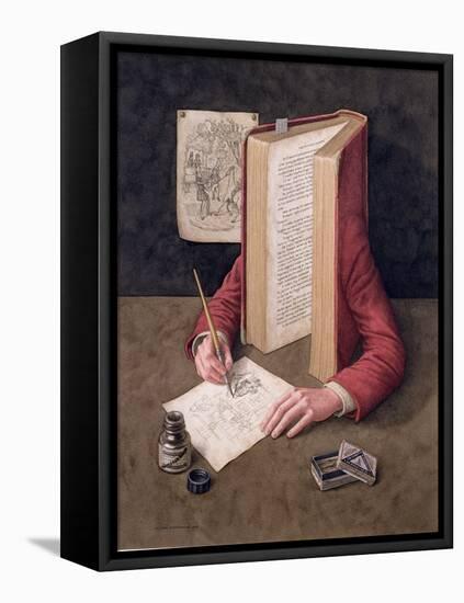 The Illustrator, 2005-Jonathan Wolstenholme-Framed Stretched Canvas