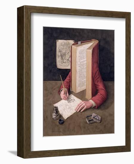 The Illustrator, 2005-Jonathan Wolstenholme-Framed Giclee Print