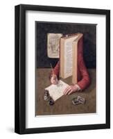 The Illustrator, 2005-Jonathan Wolstenholme-Framed Giclee Print