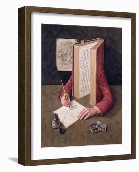 The Illustrator, 2005-Jonathan Wolstenholme-Framed Giclee Print