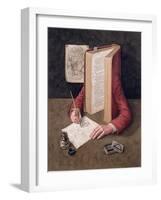 The Illustrator, 2005-Jonathan Wolstenholme-Framed Giclee Print