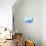 The Image of Blue Whale with Wave-TongRo-Giclee Print displayed on a wall