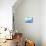 The Image of Blue Whale with Wave-TongRo-Mounted Giclee Print displayed on a wall