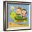 The Image of Children Playing with Sea Creature-TongRo-Framed Giclee Print