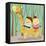 The Image of Children Riding on the Giraffe-TongRo-Framed Stretched Canvas