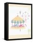 The Image of Pink Amusement Park Rides-TongRo-Framed Stretched Canvas