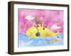 The Image of Town on Whale Listening to Music-TongRo-Framed Giclee Print