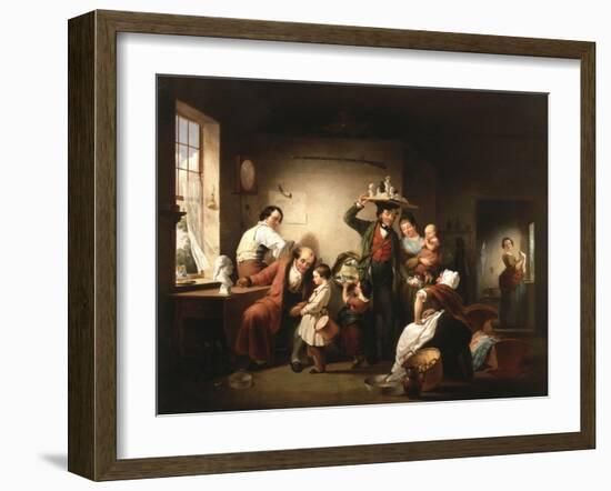 The Image Pedlar, C.1844-Francis William Edmonds-Framed Giclee Print