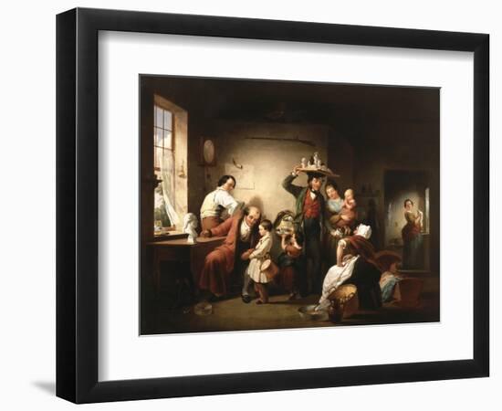 The Image Pedlar, C.1844-Francis William Edmonds-Framed Giclee Print