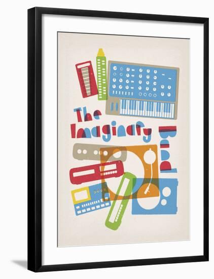 The Imaginary Band-Anthony Peters-Framed Art Print