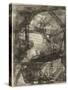 The Imaginary Prisons : Plate I, 1761 (Copper Engraving)-Giovanni Battista Piranesi-Stretched Canvas