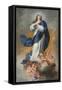 The Immaculate Conception, C.1680 (Oil on Canvas)-Bartolome Esteban Murillo-Framed Stretched Canvas