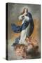 The Immaculate Conception, C.1680 (Oil on Canvas)-Bartolome Esteban Murillo-Stretched Canvas