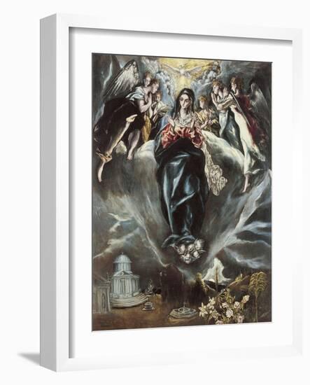 The Immaculate Conception, Ca. 1608-1614-El Greco-Framed Giclee Print